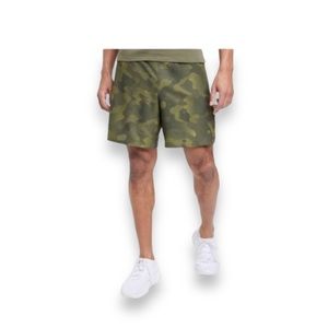 All In Motion Mens 7” Athletic Any Sport Short, Green Camo, size XXL